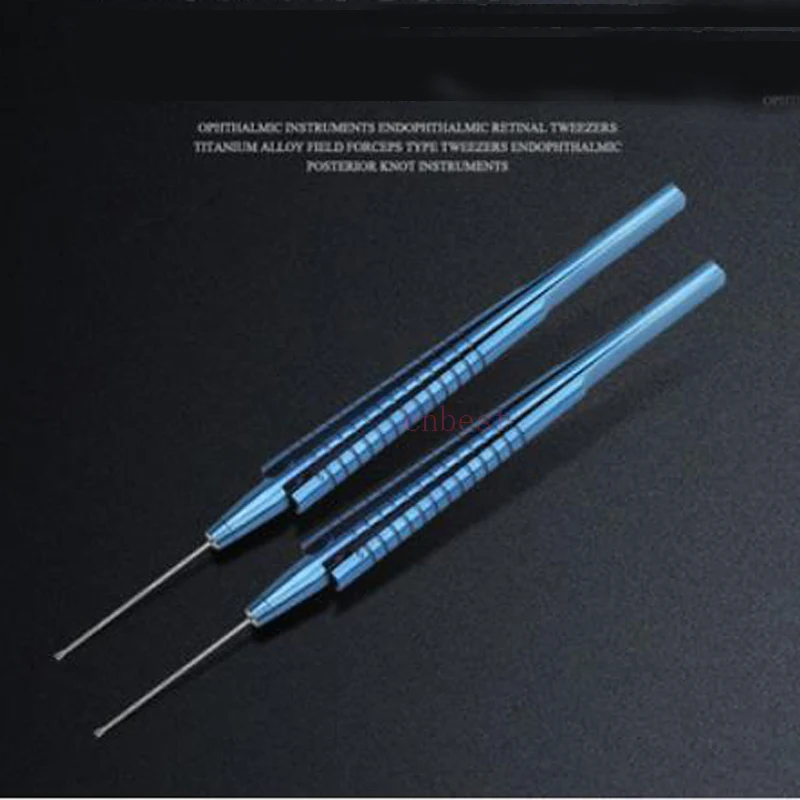 Titanium Alloy 23G Capsulorhexis Tweezer Ophthalmic Forceps Intraocular Virtreo Retinal Micro Surgical Instrument