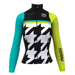 Cycling winter women long sleeves warm jersey roupas de ciclismo team mtb bike jacket roadbike racing uniform bicycle coat