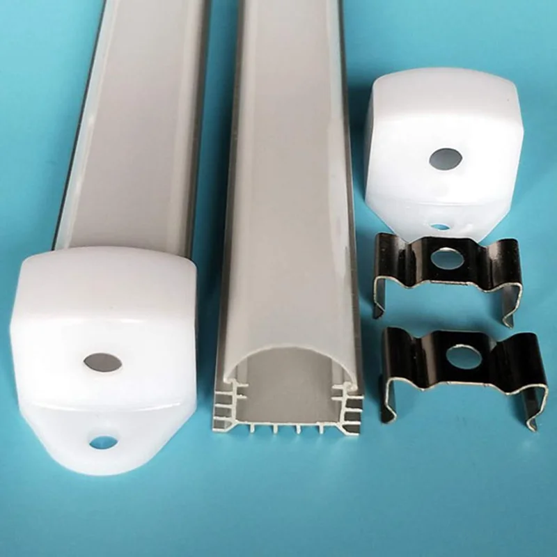 

Free Shipping 1m long anodized led aluminium profile for 5050/5630 strip ,led channel for LED bar light