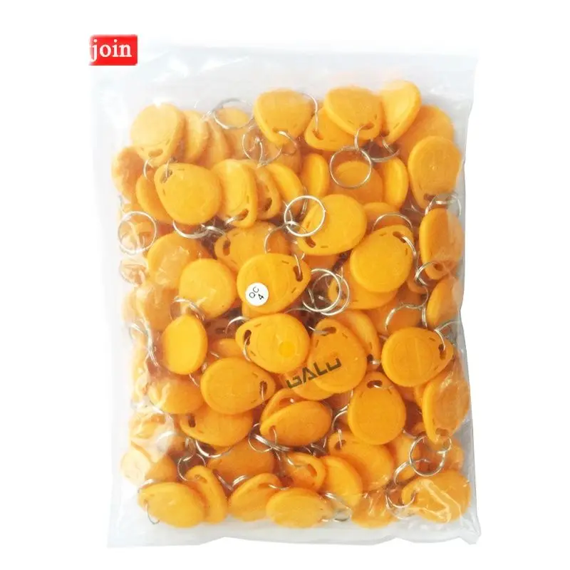 Kinjoin Goedkope (100 Stks/partij) 125Khz Rfid Keyfobs Proximity Tags Key Token Smart Tag Voor Toegangscontrole