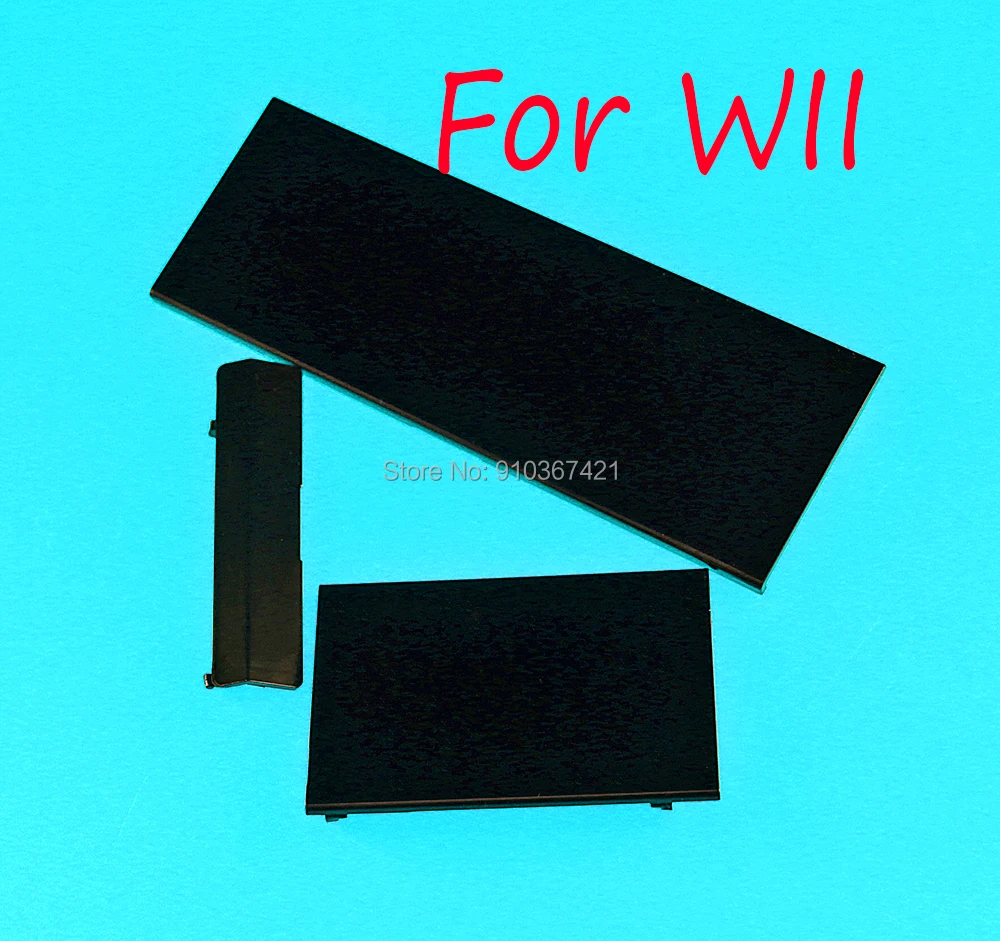 

50 комплектов для Nintend Wii 3 в 1, пластиковая пылезащитная крышка, боковая полоса SD, крышка слота для карты памяти, дверная рамка, защитная крышка корпуса