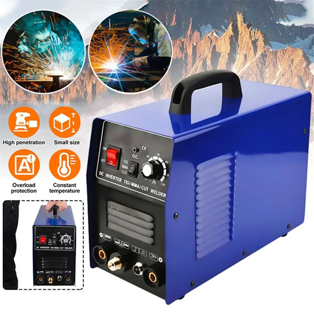 CT312 AC220V 3 IN 1 MIG TIG MMA Semi-automatic Welding Machine Welder Inverter Gasless Plasma Cutter Welding Equipments EU Stock