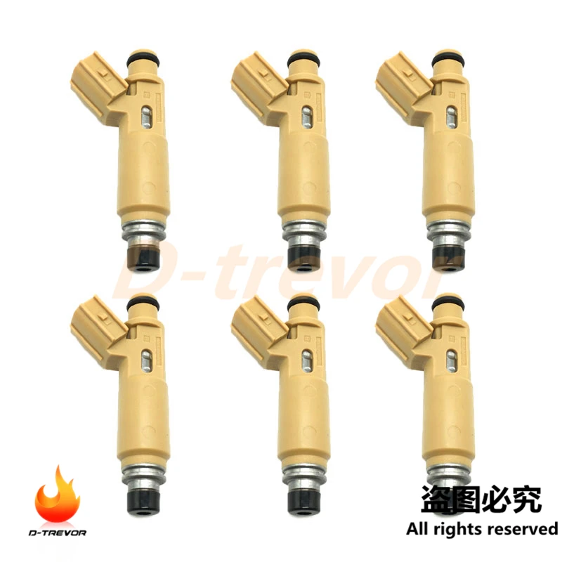 

6Pcs 23250-22030 Fuel Injector for 2000-2003 Toyota Celica GTS 1.8L 2ZZGE