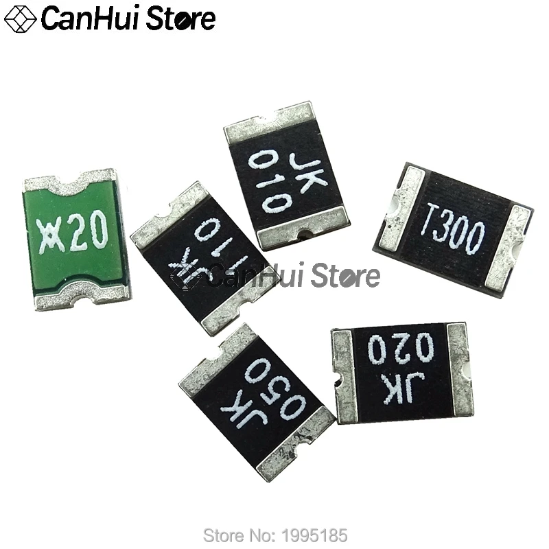 20 sztuk 1812 0,05A 0,1A/0,2A/0,5A/0,75A/1,1A/1,5A/1,6A/2A/2,6A/3A/3,5A SMD bezpiecznik resetowalny PPTC PolySwitch bezpiecznik samoodzyskujący