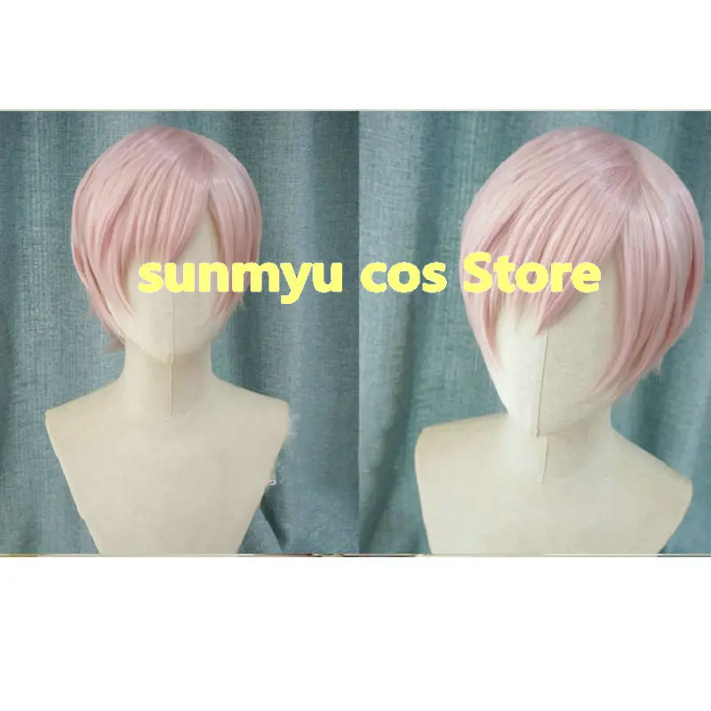 Ten Count 10  Shirotani Tadaomi  Kurose Riku Pink Black Wig Hairwear Cosplay   Halloween