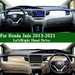 For Honda Jade RS FR1 FR2 FR4 FR5 2013-21 Dashmat Dashboard Cover Instrument Panel Sunscreen Insulation Protective Anti-Dirt Pad