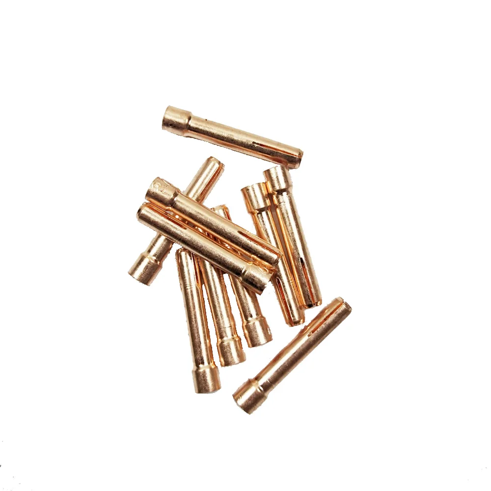 Tungsten Electrode Collet Tig Torch Consumables 1.0/1.6/2.0/2.4/3.0/3.2mm Collet for WP17 WP18 WP26 Tig Torch