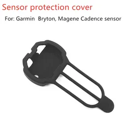 Bike Gel Skin Protective Case for Garmin Cadence Sensor, Bryton, Magene Computer Sensor Black Cover 1pc