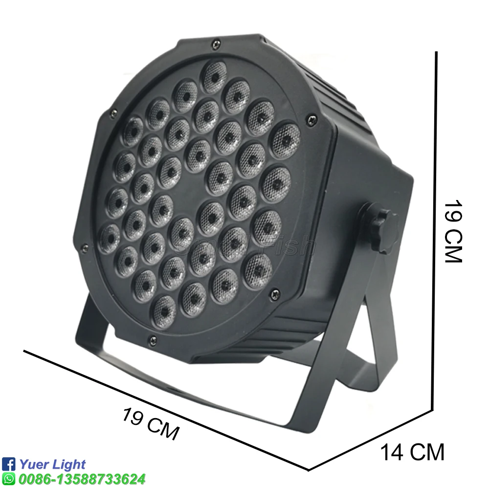 LED Par Light 36 x3w RGBW Strobe Stage Effect Light Music Sound Control DMX512 Laser Light DJ Disco Bar Party Flash Par Lamp