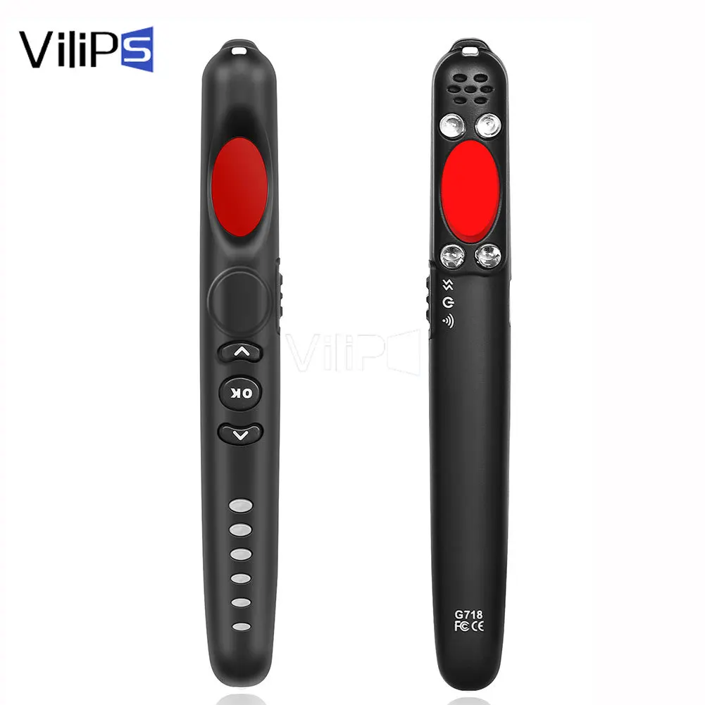 

Vilips Pinhole Cam Pen Camera Gadget Bug Detector Wireless Signal Finder Anti GPS Device Car Tracking Scanner Locator Blocker