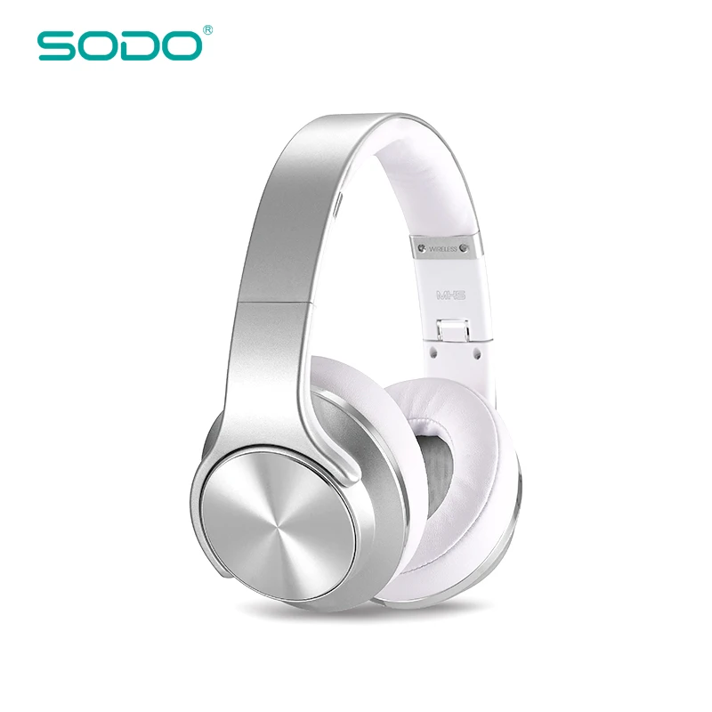 

SODO MH5 Wireless Headphones Speakers 2 in 1 Foldable HiFi Stereo Bluetooth-compatible 5.0 Headphones with Mic Support TF/FM