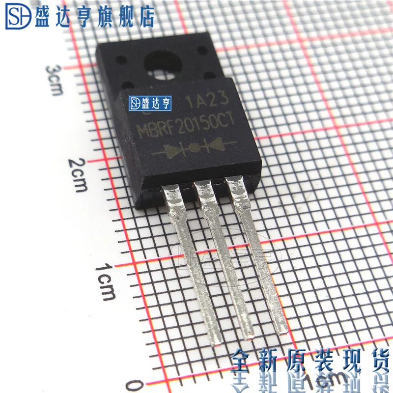 10Pcs/Lot MBRF20150CT 20A 150V TO220 DIP Schottky Barrier Diode/NEW Original In Stock