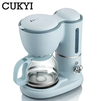 CUKYI 가정용 반자동 드립 커피 머신, 아메리칸 커피 머신, 커피 메이커, 차 머신, 550W, 220V, 600ml 