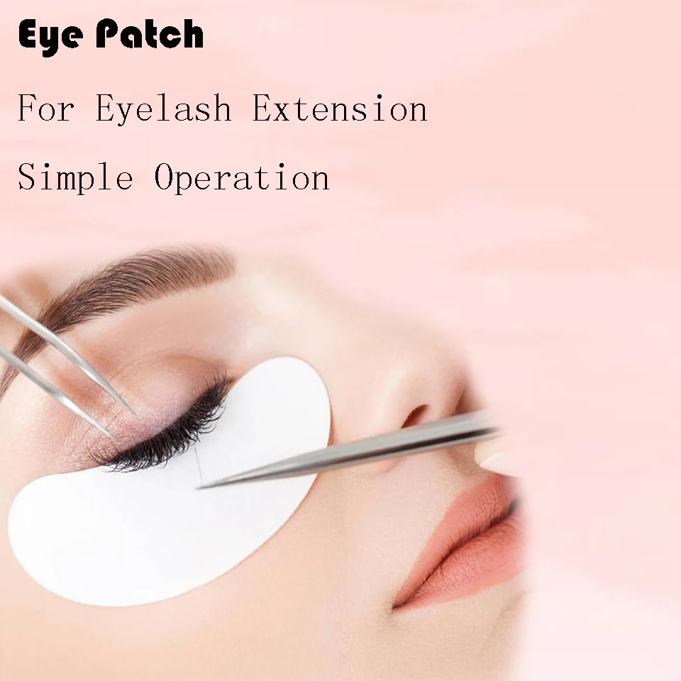 NEWCOME 20/50/100Pairs Eyelash Pads under Eyes Gel Patches 7 Colors Lint Free Stickers for False Eyelash Extension Makeup Tool