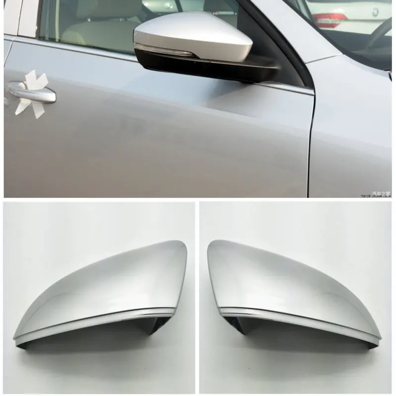 

Apply to SKD Octavia 2015-2017 MQB platform Outer reversing mirror shell Rear view lens cover silvery