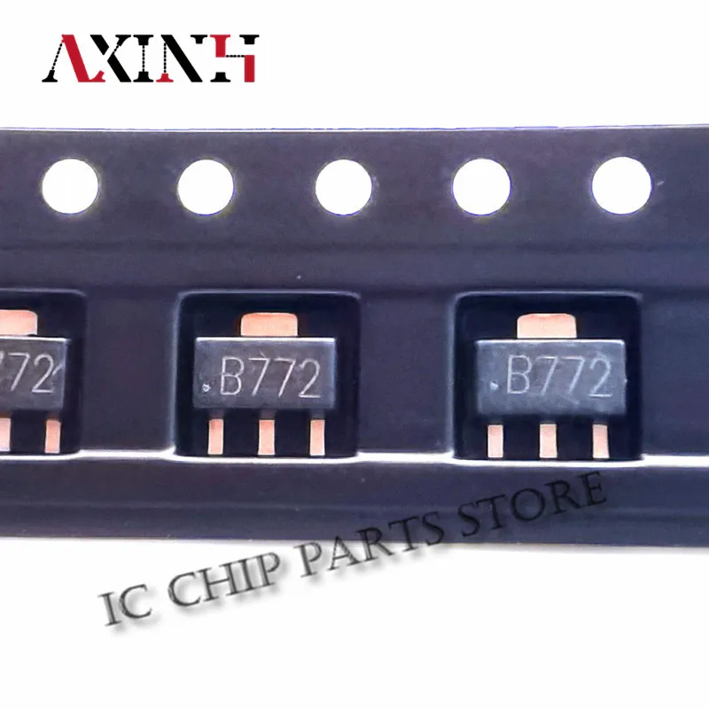 

2SB772 50PCS B772 SOT89 2SB772 SOT-89 3A/30V 772 SOT SMD transistor Original spot brand new