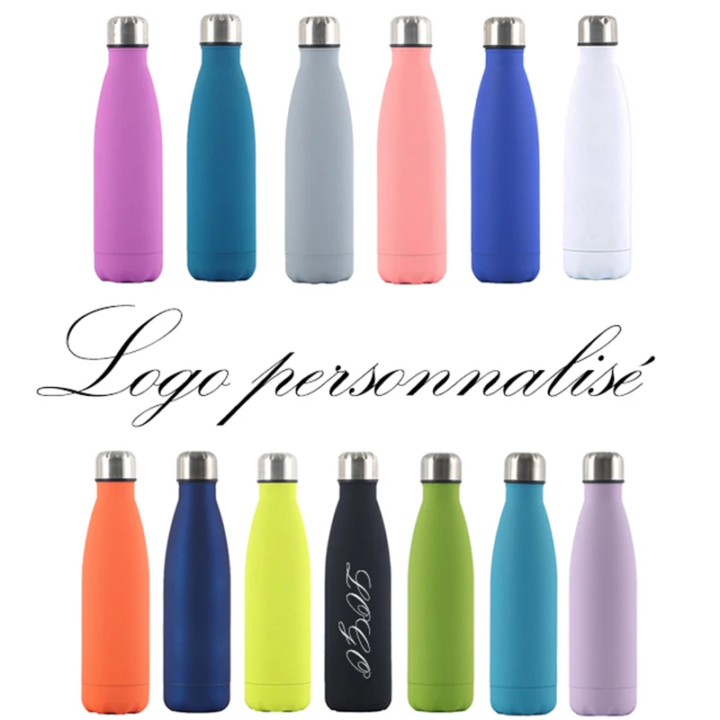 

Customized Double-Wall Vacuum Thermos Bottle Sports Bottle Shaker Cup Outdoor Climbing Water Cup Creative Commemorative Gifts