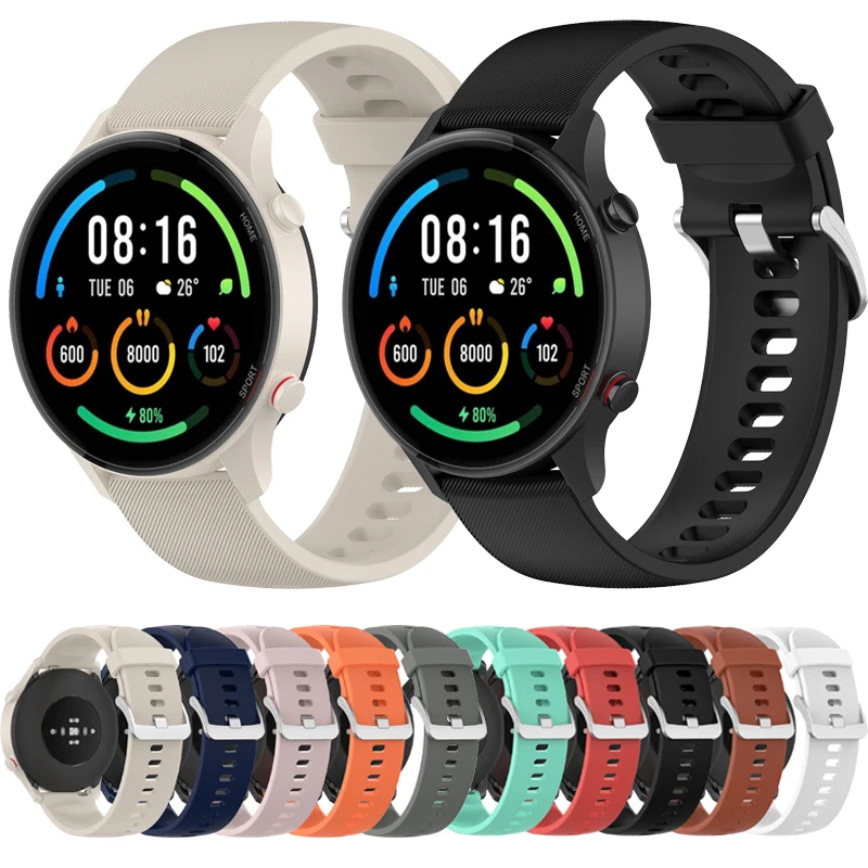 Pasek 22 mm do zegarka Xiaomi Mi Watch Color Sports Edition Pasek do zegarka Silikonowa bransoletka na rękę do zegarka MI Watch Color / GT 2e