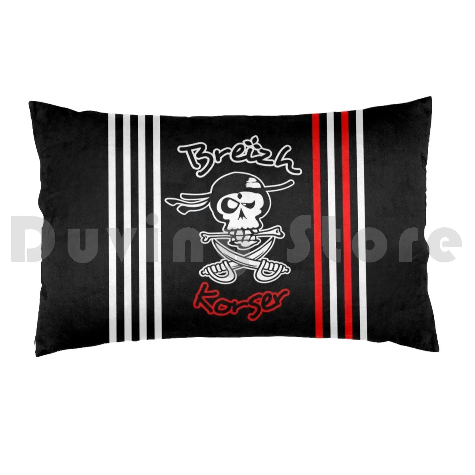 Breizh Korser ( Corsair Of Brittany ) Chap 3 Pillow Case Printed 50x75 Privateer Brittany Breizh Korser Pirate