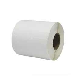 Water OIl proof Vinyl 100mm width Stickers Per Roll Thermal Transfer Printer Blank PP Labels For Shipping Address Marks Nos