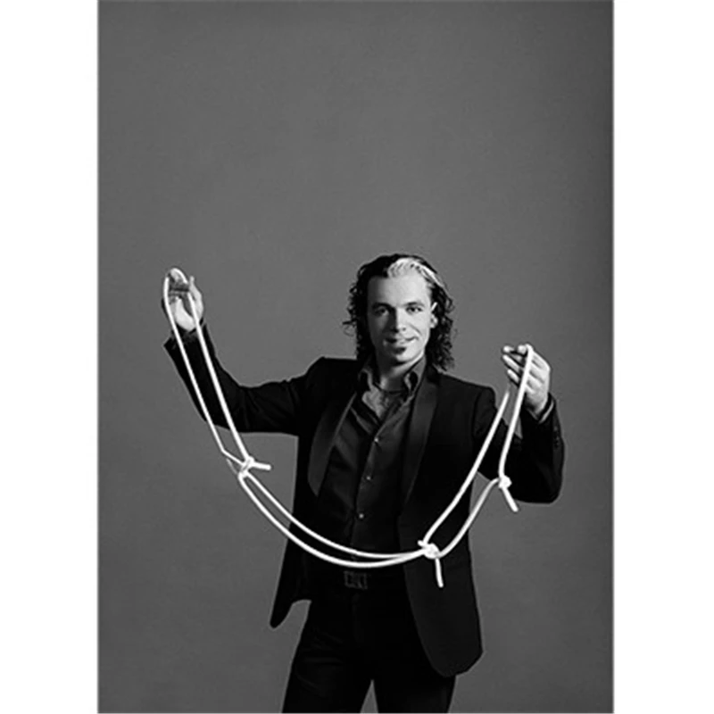 Daniel Ka'S Linking Ropes Magic Tricks Three Knotted Loops Rope Magia Magician Stage Illusions Funny Gimmick Mentalism Funny