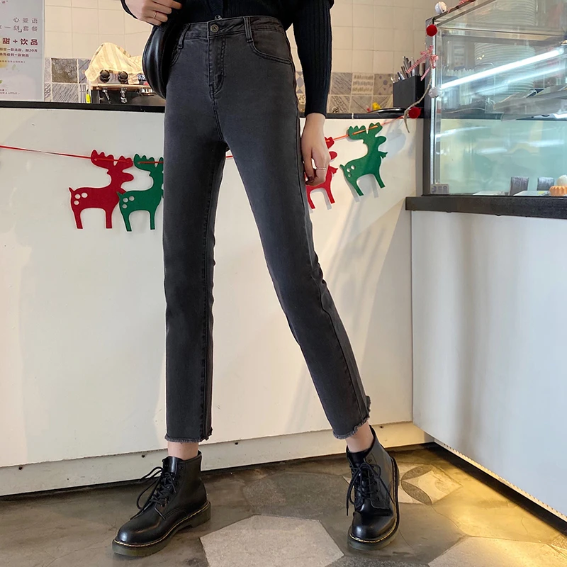 2020 Spring Denim Jeans For Women Plus Size Female Fashion New Korean Style Lady Jean Trousers M 4XL Casual Ladies Pants