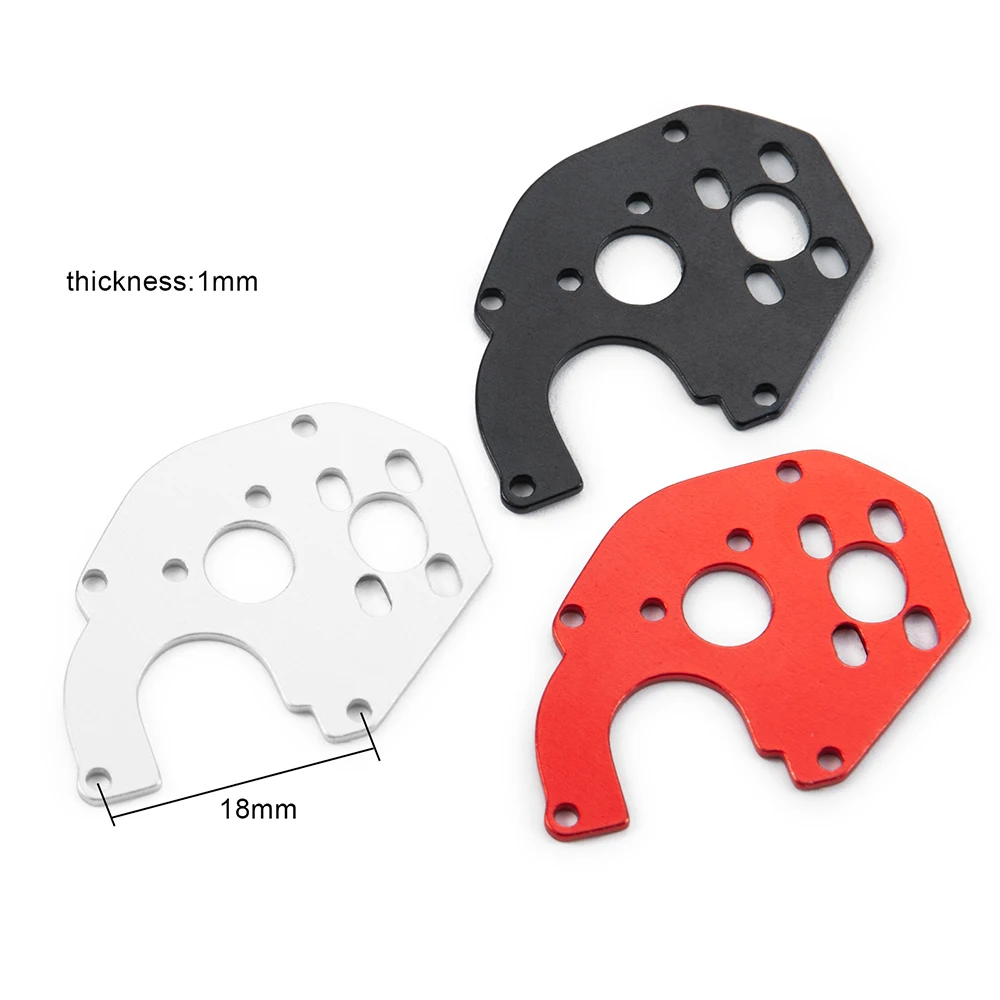 YEAHRUN Metal Alloy Motor Gearbox Fixing Plate Mount for Axial SCX24 1/24 RC Crawler Car Truck Model Upgrade Parts