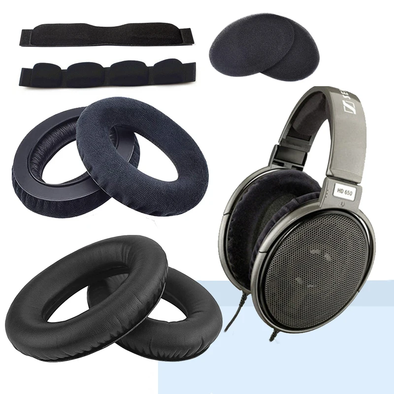 Replacement Ear Pads for Senheiser HD545 HD565 HD580 HD600 HD650 HD 545 565 580 600 Headphones Headset EarPad Headband