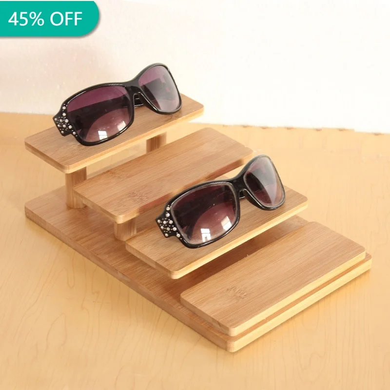 

Wooden Creative Props, Optical Ladder Type Glasses Display Props, Retro Decoration, Sunglasses Display Rack