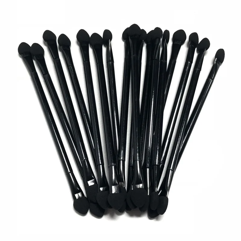 50 Packs Double Head Eyeshadow Brushes 10cm Double-End Eyeshadow Brushes Dual Sides Eyeshadow Sponge Makeup Applicators