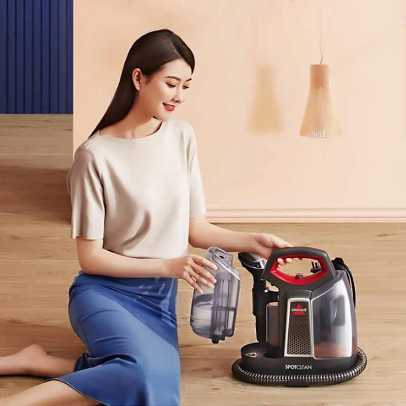 Household Handheld Steam Cleaner  Sofa Carpet Curtain Car Vacuum Cleaner Spray Suction Integrated Machine Cleaning Machine