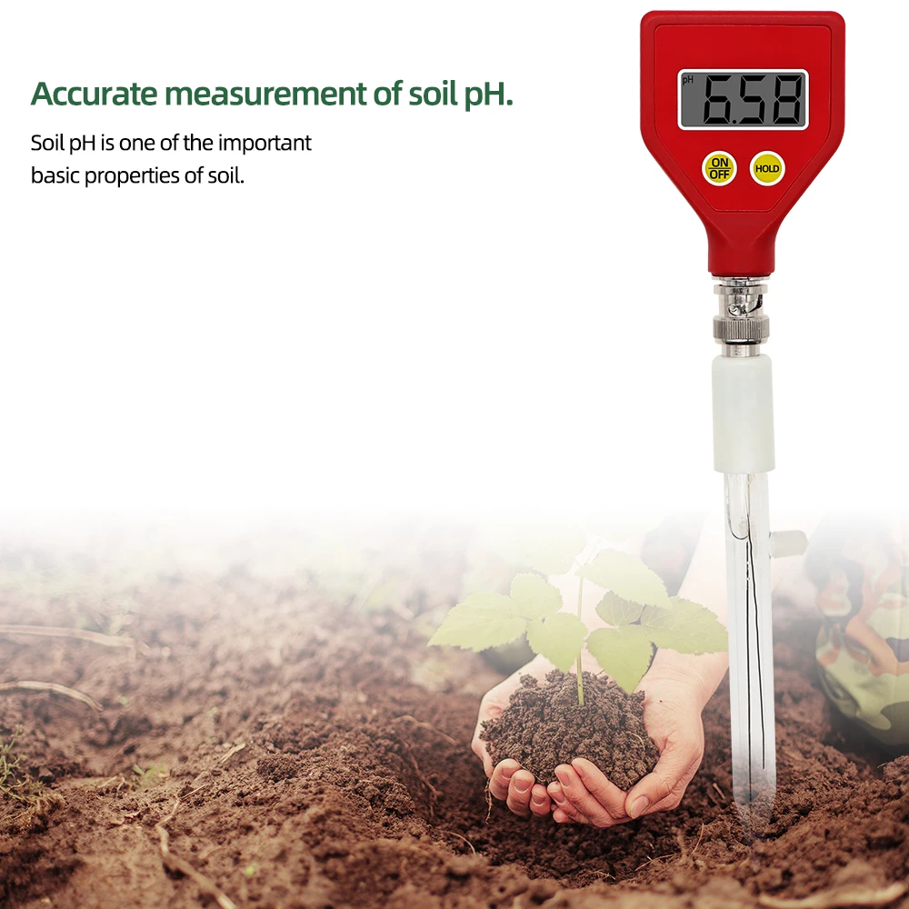 Imagem -05 - Aquário Medidor de ph Qualidade da Água Tester Sharp Eletrodo de Vidro Medição ph Instrumen Ph-98108 para Água Alimentos Queijo Leite Solo