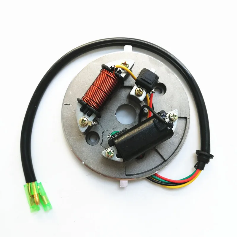 Motorcycle Stator of ignition coil with plate Magneto rotor for MBK 51 AV7 00848 FXXE8