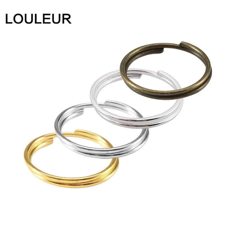 690pcs/Box 4/5/6/8/10/12mm Iron Open Jump Ring Double Loops Gold Color Split Rings Connectors DIY Jewelry Making Supplies