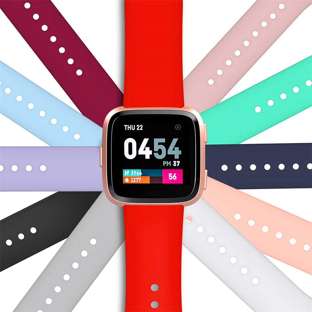 Strap For Fitbit Versa Lite Band Soft Silicone Waterproof Replacement watch Band For Fitbit Versa 2 band  Bracelet Accessories