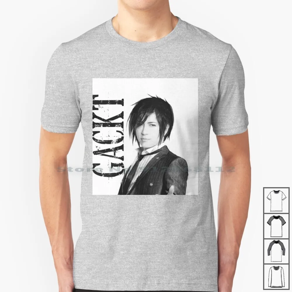 Gackt Black Butler 100% Cotton T Shirt Jpop Jrock Visual Kei Anime Japan Milice Mizer Gackt Job Manga Music Black Butler Tee