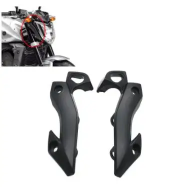 A pair Motorcycle Head Black Bracket Headlight Fairing for  FZ1 FZ1-N FZ-1N FZ1N FZ 1N FZ1000 2006 2007-2012 matte black