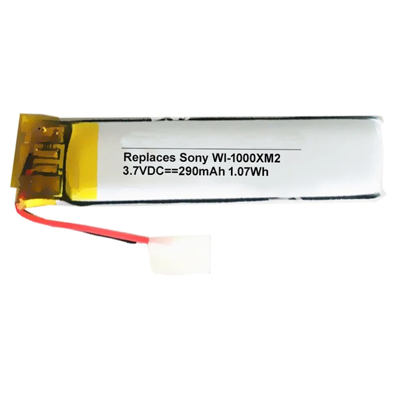 Nowy zestaw słuchawkowy 3.7V 290mAh bateria do Sony WI-1000XM2 WI-C400 akumulator 2-przewodowy + narzędzia