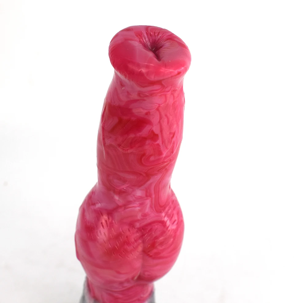 FAAK Silicone Long Dog Penis With Suction Cup Knot Dildo Gory Meat Multi Color Adult Products For Women Man Anal Sex Toys Shop