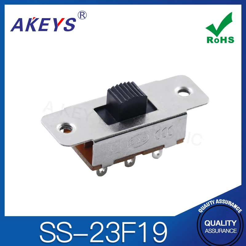 Handle Height 8mm 9mm 3-gear on-board refrigerator high current toggle switch 6-pin SS-23F19 (2P3T)