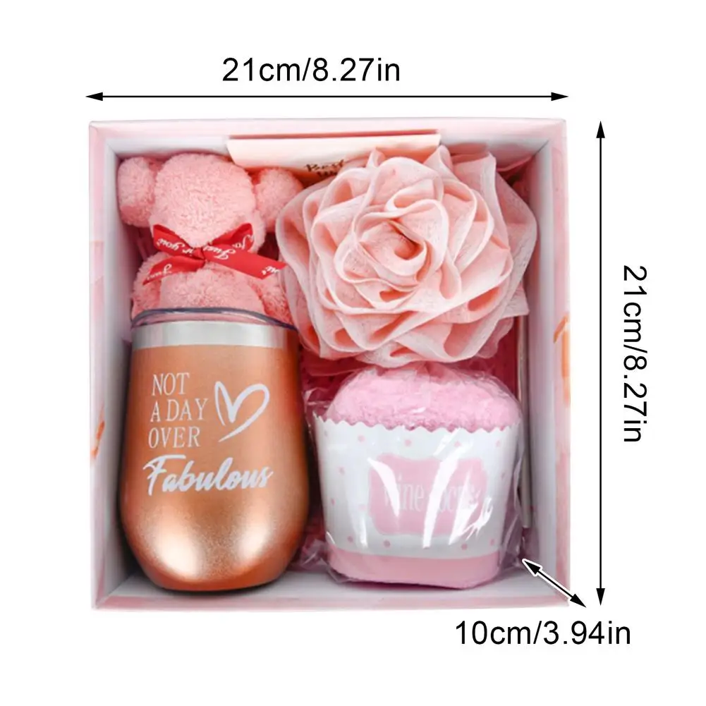 Vacuum Flask Gift Box Stainless Steel Exquisite Set For Gift Christmas Gifts Water Bottle Insulated Heatibing Water Holder