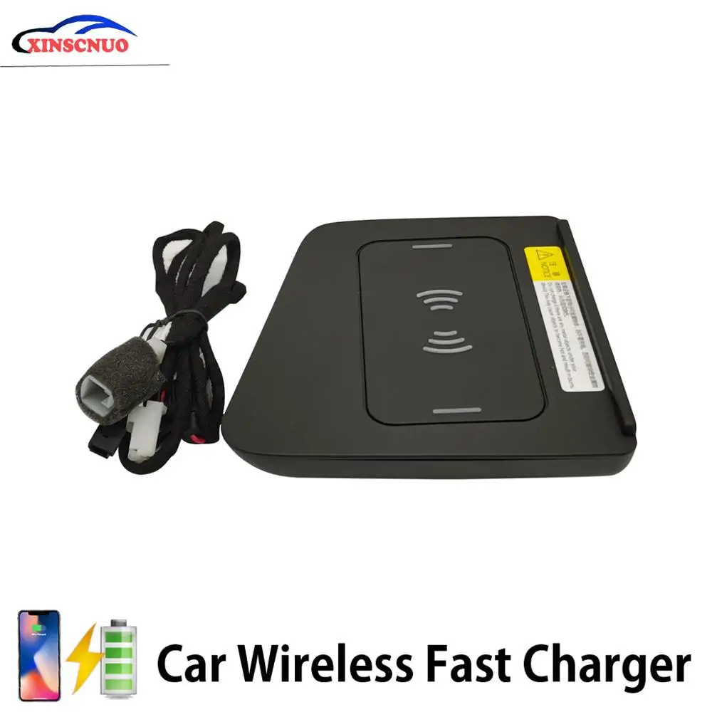 Car Accessories Vehicle Wireless Charger For Toyota Highlander 2015-2018 Fast Charging Wireless Onboard Car Charging Pad