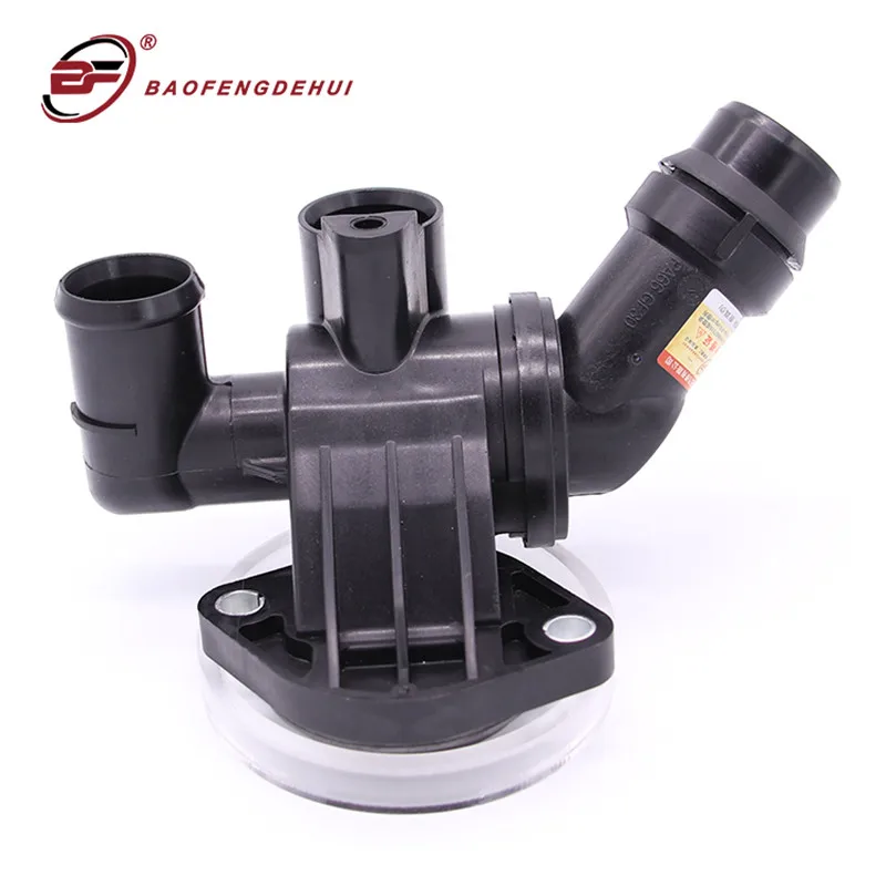 Auto Thermostats Engine Cooling Housing Kit For Audi C6 2.0T A4 A4Q A6 A6Q AA4C For Seat Exeo 06D121111G