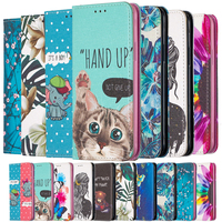 Luxury Magnetic Painting Phone Leather Wallet Case For Xiaomi Mi 10T Lite Poco X3 NFC Redmi Note 8 9 Pro 8T 9S 9A 9C Book Cover