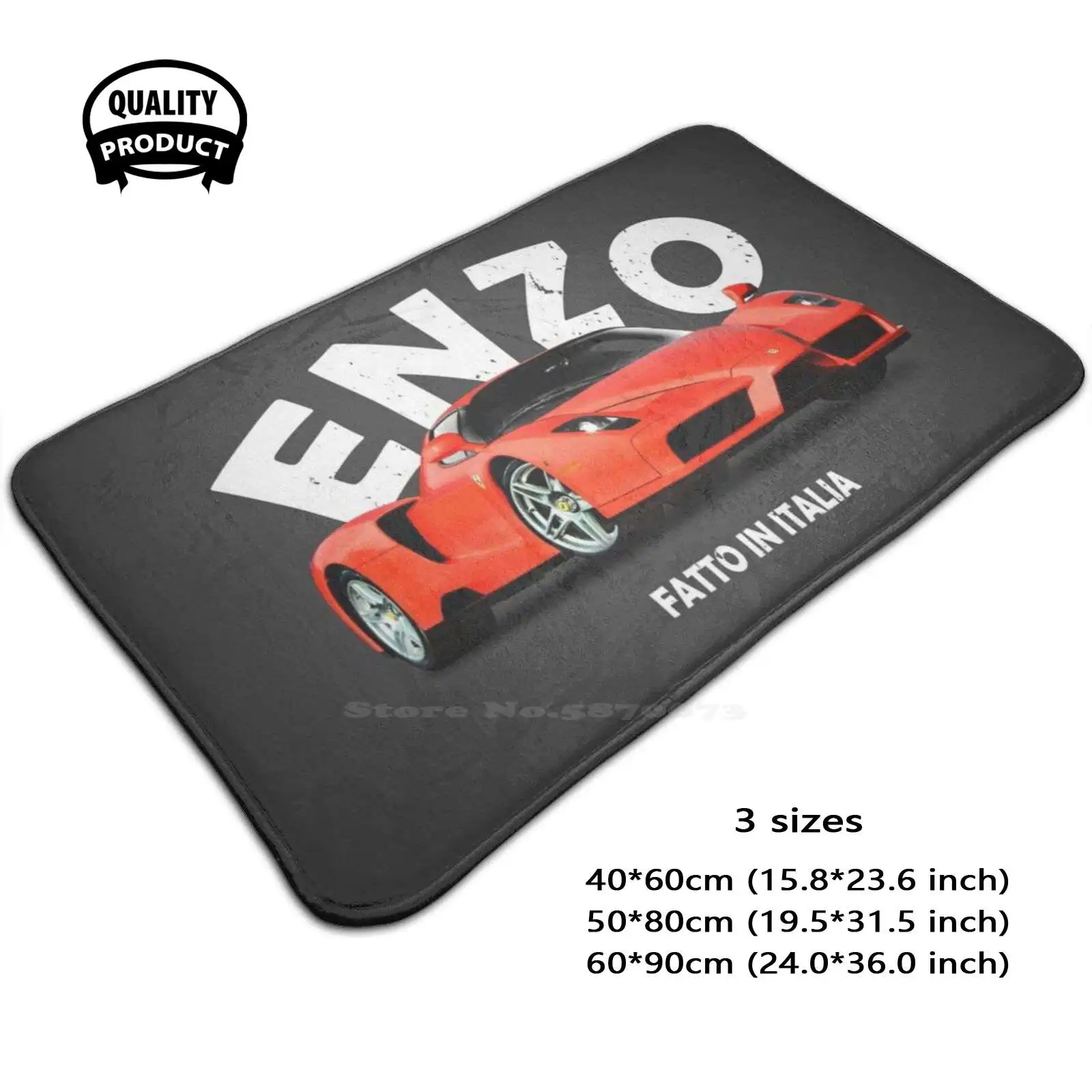 Soft Cushion Home Carpet Door Mat Car Rug Cars Supercar Sports Car Italian Transportation