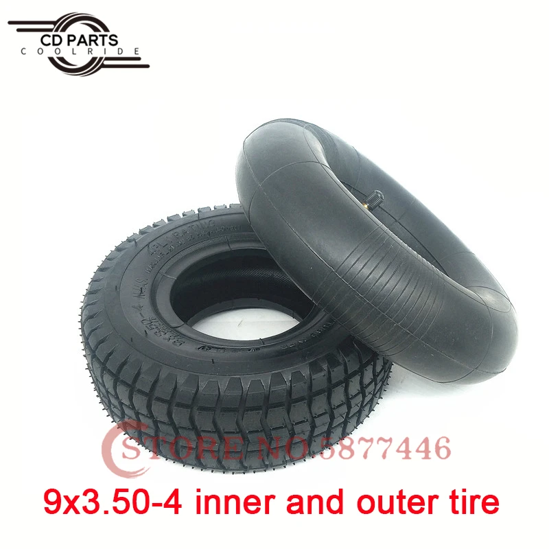 

9 Inch Electric Car Tire 9x3.50-4 Mini Tricycle Thickened Inner and Outer Explosion Proof Solid