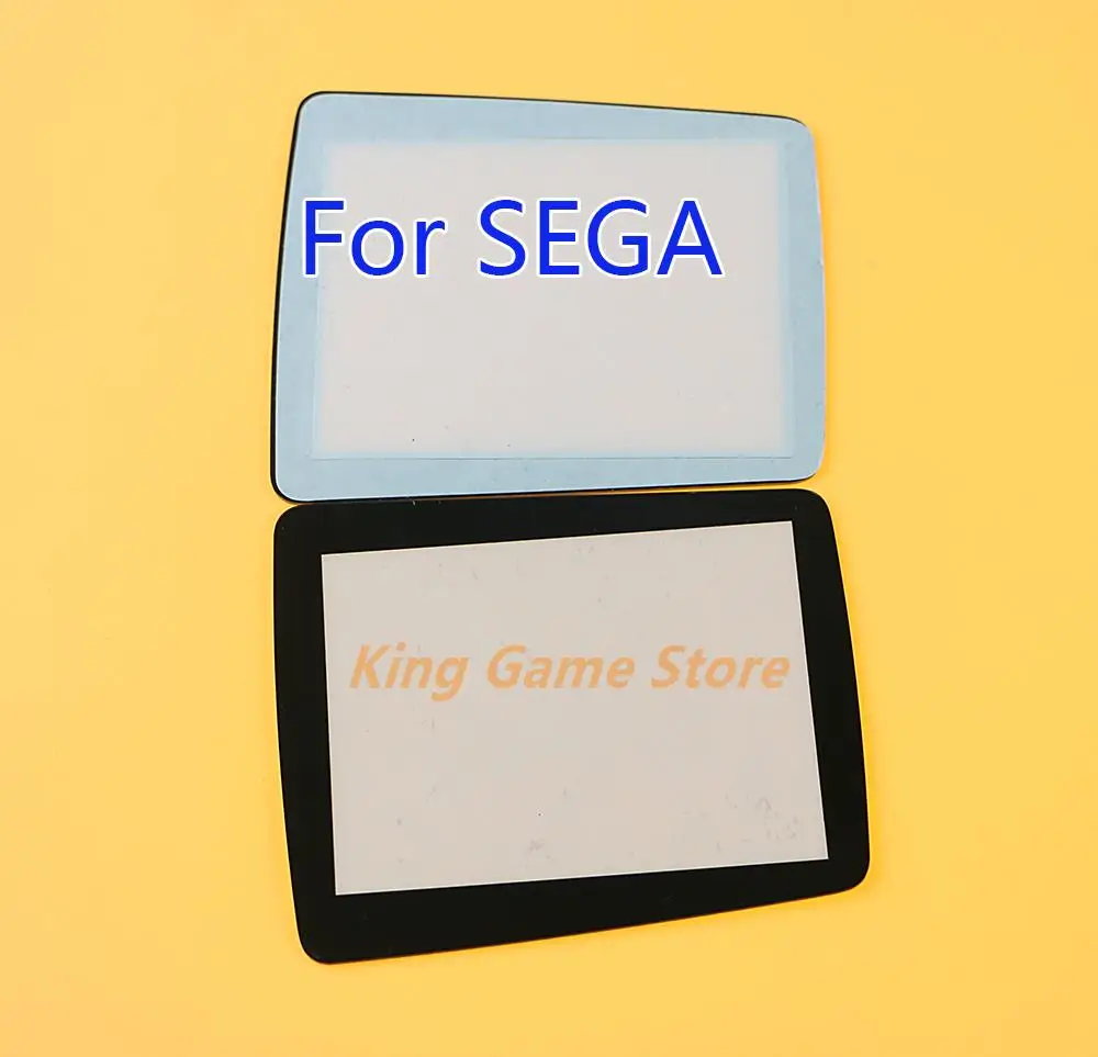 10Pcs พลาสติกสีดำหน้าจอหน้าจอเลนส์ฝาครอบเลนส์สำหรับ Sega Game Gear GG เลนส์หน้าจอป้องกันหน้าจอ