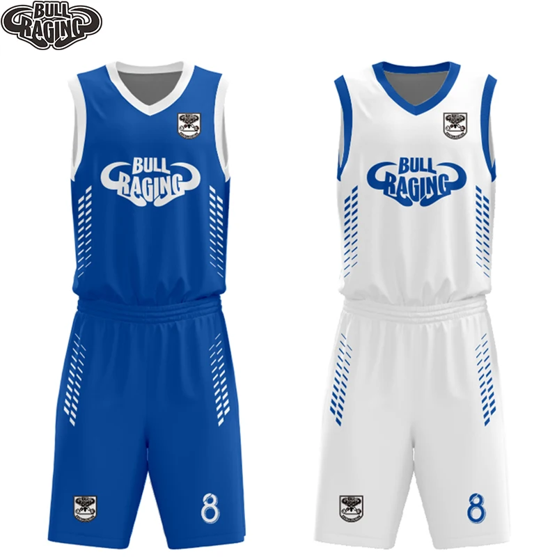 Polyester Mesh Reversible Basketball Jersey Sets Customized Sublimation Basketball Shirts And Shorts