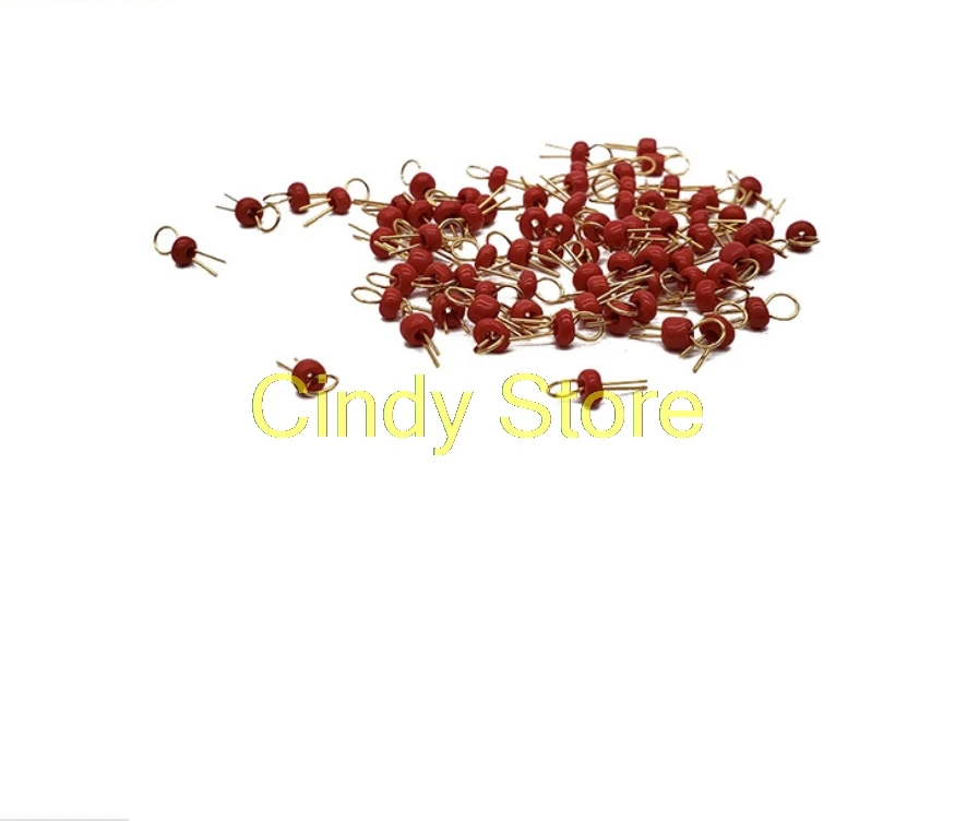 20PCS PCB Board Test Beads Points Gold Plated Ceramic Loop Circuit Test Needle Test Ring Red/Blue/Purple/Green