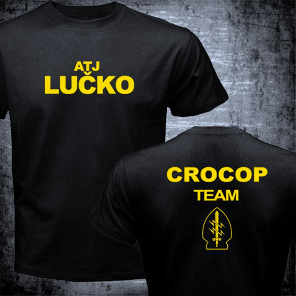 ATJ LUCKO Croatian Counter Terrorism Special Unit Force Crocop T shirt men gift casual tee shirt USA size